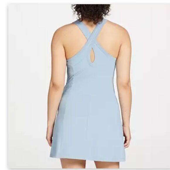 Prince Women's Match Core Built-In Tennis Dress,Faded Blue, size Large, NWT - Picture 3 of 11